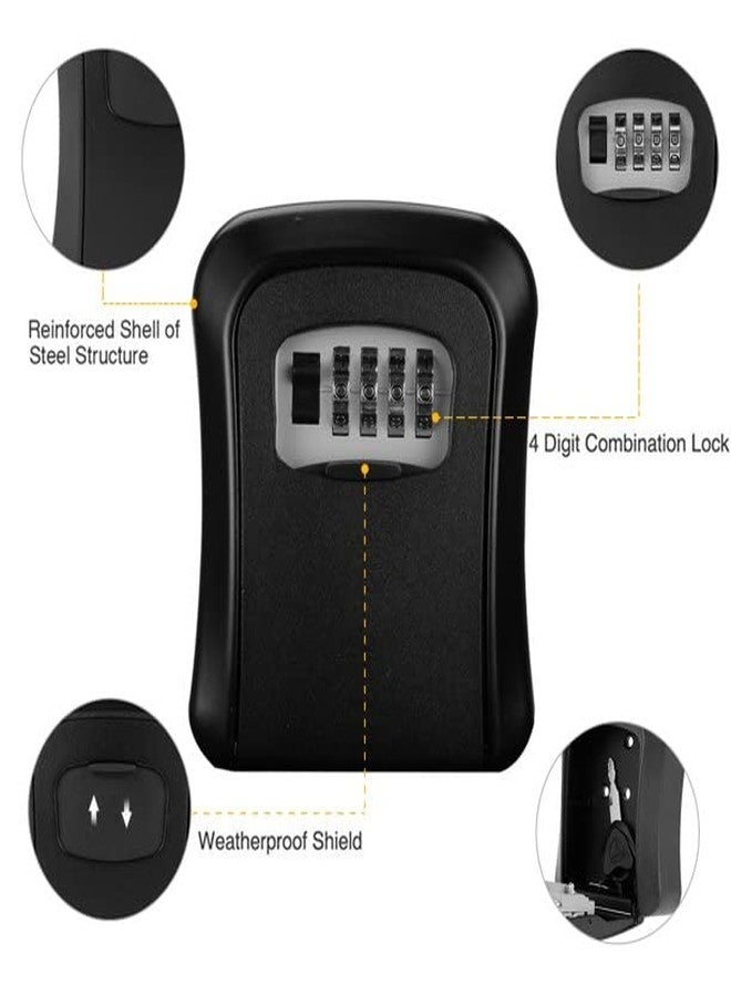 oddpod صندوق تخزين خارجي مزود بقفل أمان برقم سري وكلمة مرور من oddpod™ CH-806 (أسود) - Image 4